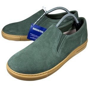New Birkenstock Oswego Thyme Green Suede Leather Slip On Regular Men's Size 10